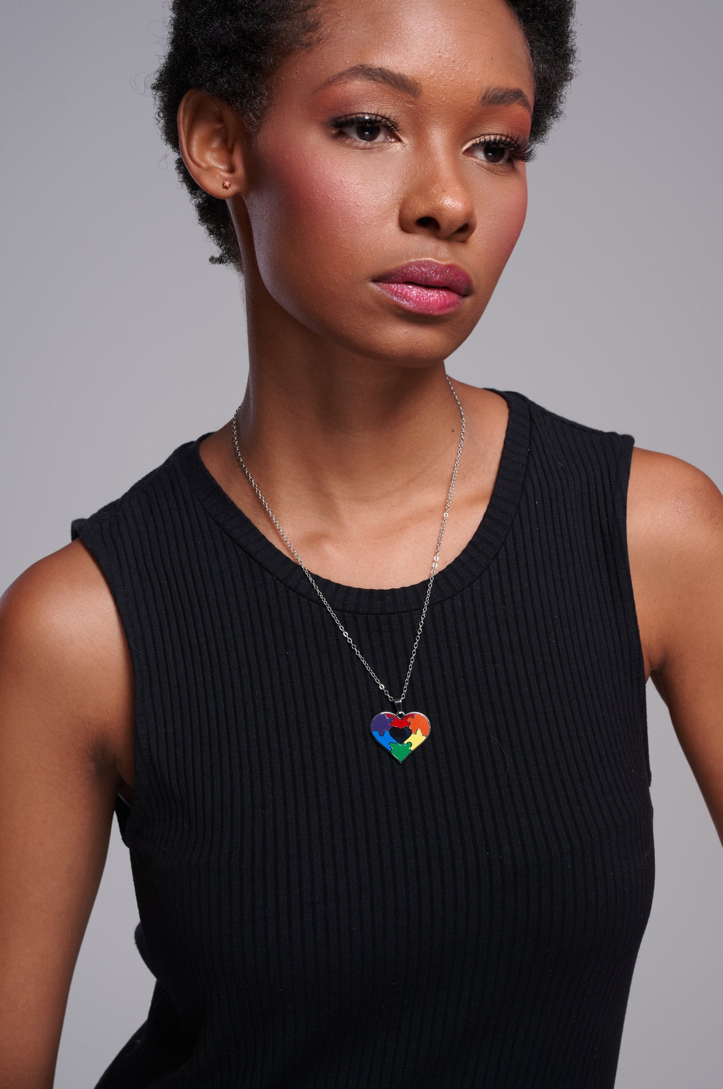 Colar Heart Autism